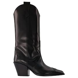 Aeyde-Ariel Boots in Black Leather-Black