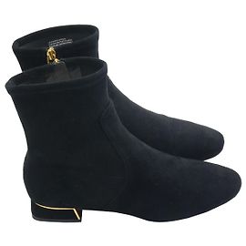 Tory Burch 20 Botines elásticos Gigi en ante negro Negro