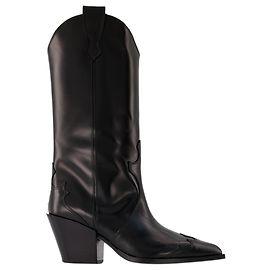 Aeyde Botas Ariel em Couro Preto Preto