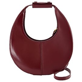 Staud Mini-Moon-Split-Tasche Rot Bordeaux