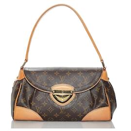 Louis Vuitton-louis vuitton Monogram Beverly MM brown-Brown