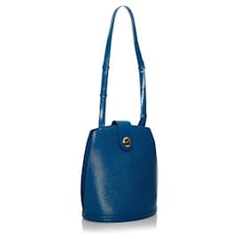 Louis Vuitton-louis vuitton Epi Cluny blue-Blue