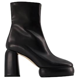 Aeyde-Emmy Boots in Black Leather-Black