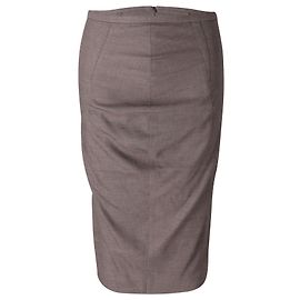 Saia lápis Sportmax em algodão cinza Cinza
