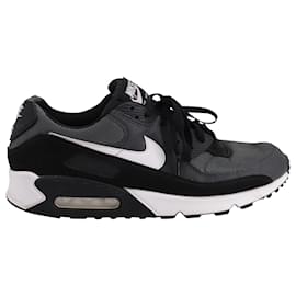 Nike-nike air max 90 Sneakers in Black Leather-Black