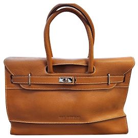 Mac Douglas Sellier Handbag Light Brown Leather Light brown