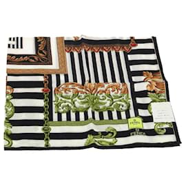 Fendi-Black Cotton Fendi Scarf-Black