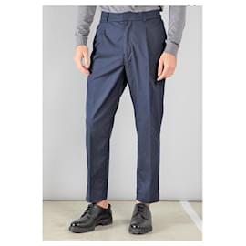 Emporio Armani-Emporio Armani new men's fashion pants-Blue