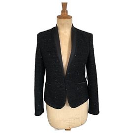Karl Lagerfeld Sequin tweed Black