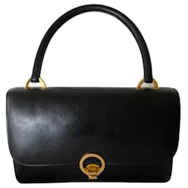 Hermès Borsa Hermes Ring in pelle box nera Nero