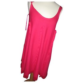 Sonia Rykiel pour H&M Kleid aus Baumwolle Fuchsia Fuschia