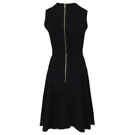 Erdem-Knielanges Kleid Erdem Jarla aus schwarzer Viskose-Schwarz