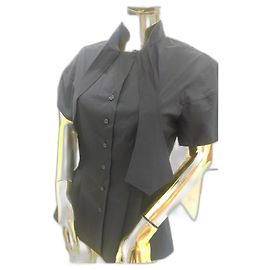 Yves Saint Laurent #yvessaintlourent#camisa#negra#38#36#s#m Negro