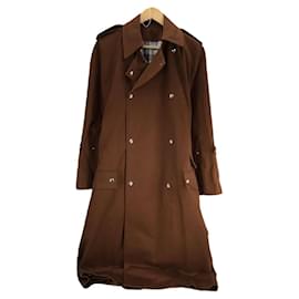 Acne-**Acne Studios (Acne) Oversized trench coat/34/cotton/BRW/FN-WN-OUTW000010-Brown