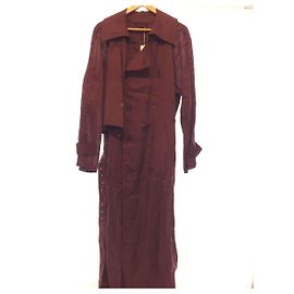 **Acne Studios (Acne) Lino Morres/trench lungo/con etichette/non utilizzato/trench Bordò