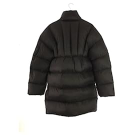 Acne-**Acne Studios (Acne) 18AW/zip up down long coat/FN-MM-OUTW000001/48/nylon/BLK-Black
