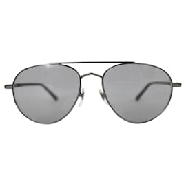 Gucci-Gucci Aviator Sunglasses GG0388S-Silvery