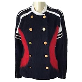 Louis Vuitton-Abrigo de la chaqueta de Louis Vuitton-Multicolor
