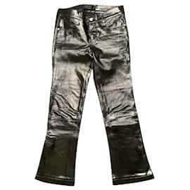 RTA-Pantalones de cuero-Negro