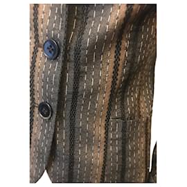 Kenzo-Kenzo wool-blend jacket-Dark brown