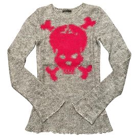 Suéter Alexander McQueen Vermelho e Cinza de Mohair e Lã Vermelho Cinza