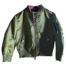 Burberry-Boy Coats Outerwear-Dark green