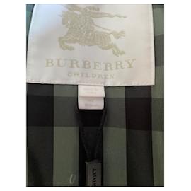 Burberry-Manteaux de garçon-Vert foncé