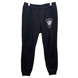 * Moletom Versace / Calça de moletom Versace Medusa masculina Preto