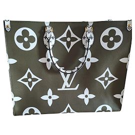 Louis Vuitton OnTheGo Cabas en Cuir Monogram Empreinte Bicolore Multicolore