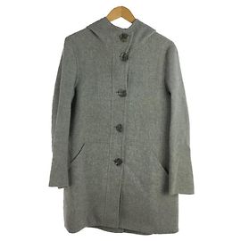 **Acne Studios (Acne) Cami foderato da donna grigio melange/cappotto con cappuccio/34/Lana/Cashmere/GRIGIO Grigio