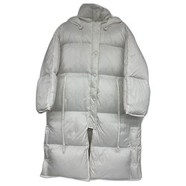 **Estúdios de Acne (Acne) Casaco com capuz/32/2019AW/Nylon/Branco/FN-WN-OUTW000153 Branco