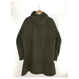 Acne-**Acne Studios (Acne) Hooded coat/50/cotton/GRN-Green