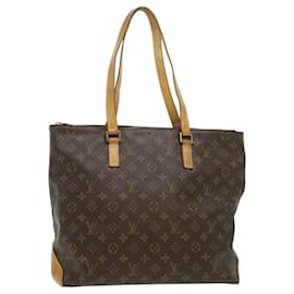 Louis Vuitton-LOUIS VUITTON Monogram Cabas Mezzo Tote Bag M51151 LV Auth 31881-Other
