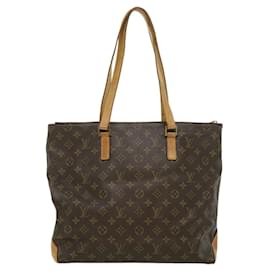 Louis Vuitton-LOUIS VUITTON Monogram Cabas Mezzo Tote Bag M51151 LV Auth 31881-Other