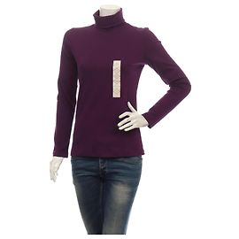 Autre Marque Pull Polo St John's Bay Violet en Coton Taille S Violet