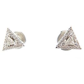 NOVE ORECCHINI MESSIKA THEA 6446 IN DIAMANTI D'ORO 0.36ORECCHINI CT Argento