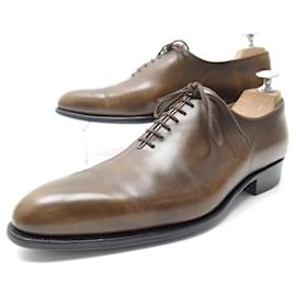 JM Weston-JM WESTON RICHELIEU CYCLING FLORA SHOES 402 6.5C 40 40.5 Brown leather-Brown