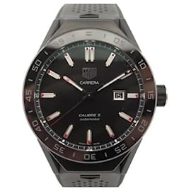 Tag Heuer-NEW TAG HEUER CARRERA AWBF WATCH2a80 calibrated 5 46 MM AUTOMATIC TITANIUM WATCH-Black
