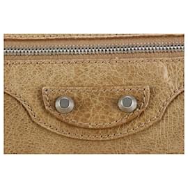 Balenciaga-Brown Leather Classic the Day Hobo Messenger-Other