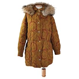 Etro Jacket Multicolore Fur Polyester Polyamide 46 Multiple colors