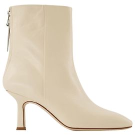 Aeyde Lola Boots in Beige Leather Beige