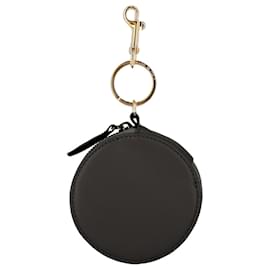 Stella Mc Cartney-Stella McCartney Round Logo Coin Purse-Black