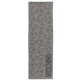Cachecol de lã Jacquard Moschino Teddy Bear Rosa