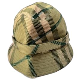 Burberry-Excelente sombrero de cachemir de Burberry como nuevo-Caqui