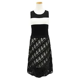 Chanel-* CHANEL Chanel/lace dress-Black