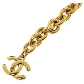 Chanel-CHANEL Necklace metal Gold CC Auth ar7677-Golden