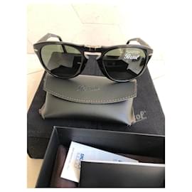 Persol-Óculos de sol aviador Persol novo limitado-Preto