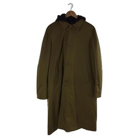 **Acne Studios (Acne) MIDNIGHT/soutien collar coat with quilted liner/46/cotton/beige/plain Beige