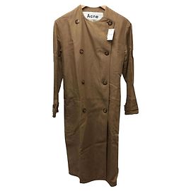 **Acne Studios (Acne) Acne studios/Coat/34/Cotton/Beige/12l176 Beige