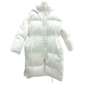 **Acne Studios (Acne) 2019AI/Piumino con cappuccio/32/Nylon/Bianco/FW-WN-OUTW000153 Bianco